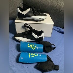 Vigo Vizari 93335 Little Boy Soccer
 & Adidas Shin Guards SZ 11 Bundle Preowned